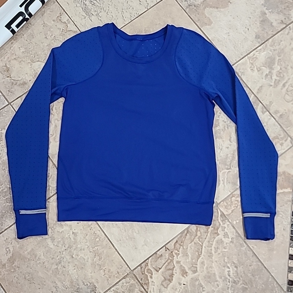 lululemon athletica Blue Long Sleeve Top